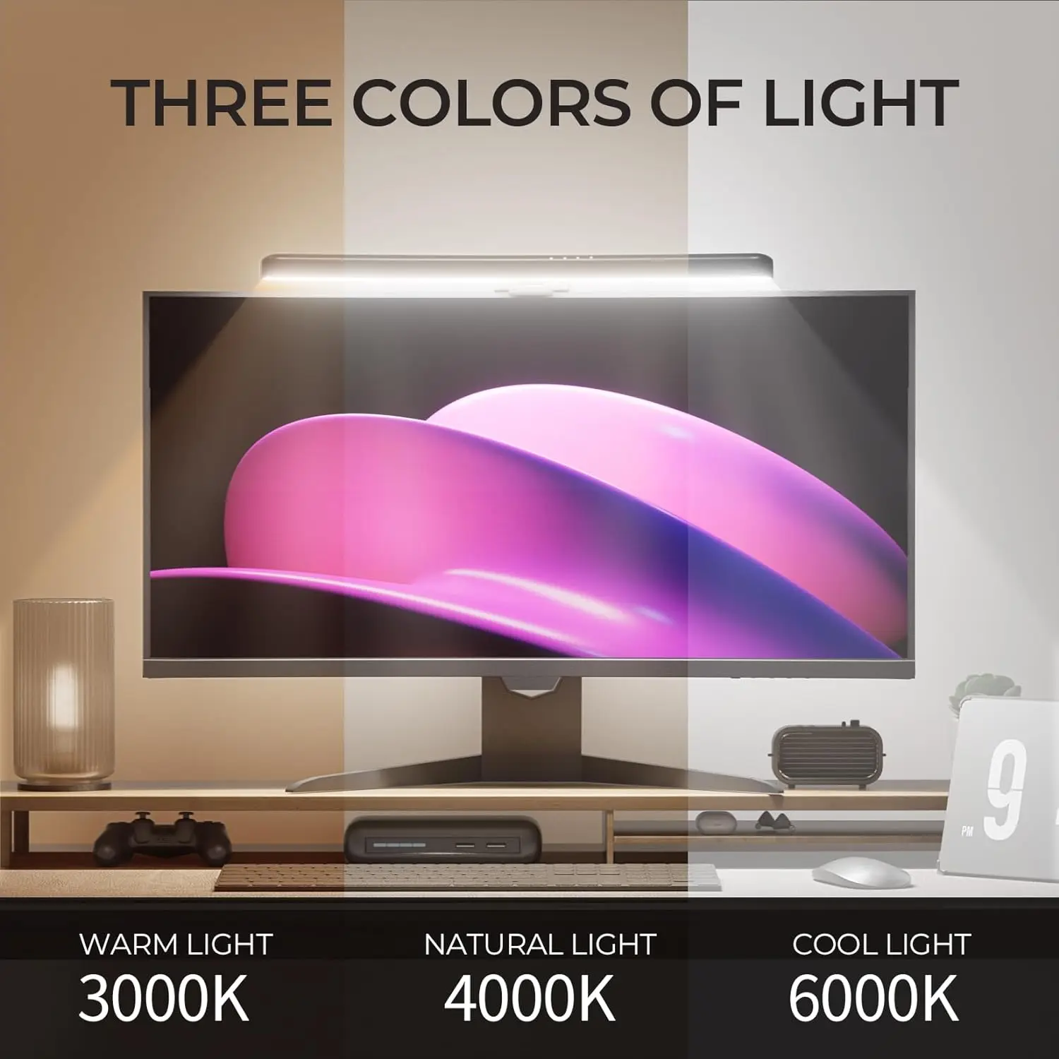 RGB 백라이트가 있는 모니터 라이트 바 곡선형 컴퓨터 - Gaming Monitor Curved 리뷰 및 가격
