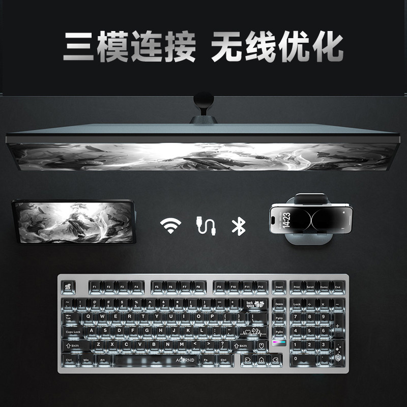 Weika Max102 알루미늄 케이스 무선 기계식 키 - Esports Gamers 리뷰 및 가격
