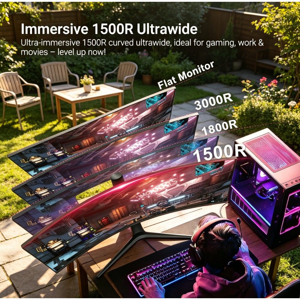 정원용 34인치 커브드 게이밍 모니터 180Hz UWQ - Gaming Monitor Curved 리뷰 및 가격