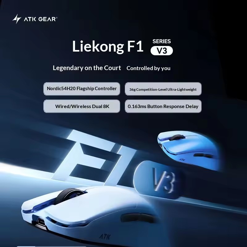 ATK F1 V2/V3 트라이 모드 무선 마우스 PAW - Esports Gamers 리뷰 및 가격
