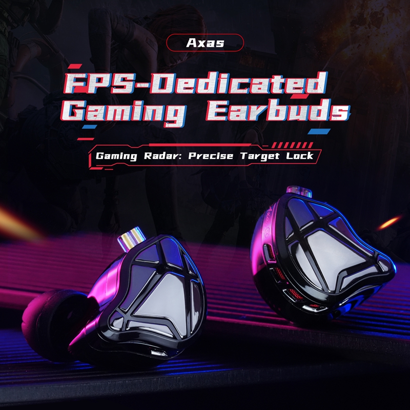    KZ Axas FPS 게이밍 IEM 헤드폰 전문 - Esports Gaming Video 리뷰 및 가격